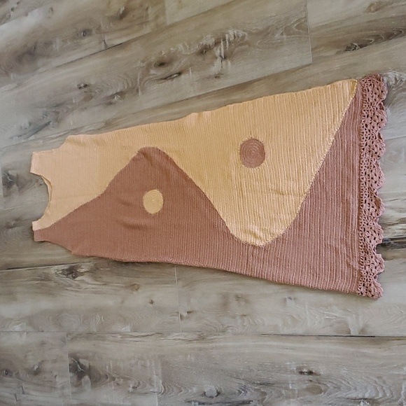 NWT Chasing Unicorns Black Summer Long Crochet Dress - Picture 6 of 12